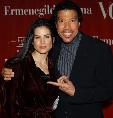 Diana Alexander with her former husband, Lionel Richie.
